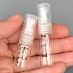 미니 샘플 향수 스프레이 유리 공병 2ml, 3ml, 1개