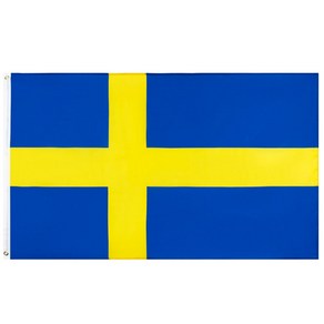 스웨덴국기 유럽 세계국기 대형국기 북유럽 스웨덴 감성 EU 유럽연합 국가이미지 Sweden Flag, 1개