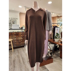 BCBG O.우븐패치롱니트O/P - B3D9K601 75 [D/BROWN]