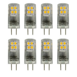 오스람 LED 핀전구 JC 12V 2.6W GY6.35, 8개