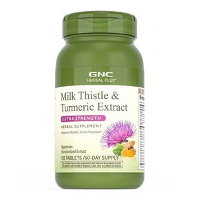 GNC 밀크씨슬 & 강황 추출물 ilk Thistle & Turmeric Extract