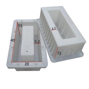 몰드 거푸집 시멘트 벽돌 실리콘 타일 틀 사각 석고 콘크리트 금형 DIY, M. 40x20x20cm, 1개