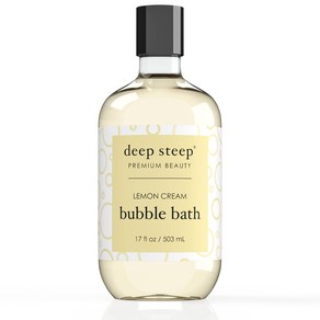 Deep Steep Bubble Bath Lemon Ceam 17 Ounce, 503ml, 1개