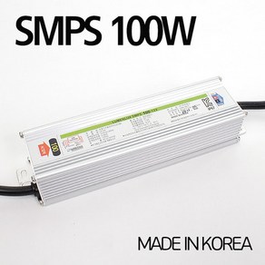 국산 방수형 SMPS 12V 24V 안정기 아답터 컨버터 파워서플라이 100W IP67 LX, 24V 100W, 1개