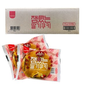 삼립 잼있는쿠키 75g 20개입, 1.5kg, 1세트