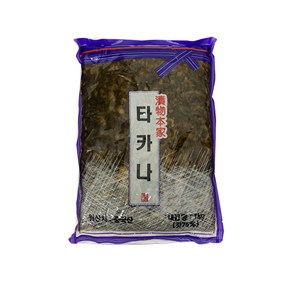 중국 업소용 타카나 즈케 갓절임 오토시 반찬, 하나타카나즈케, 1개, 1kg