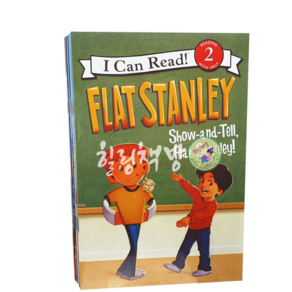 [힐링책방] 국내 1일 배송 I Can Read 2단계 flat stanley 리더스북 10권 세트 플랫스탠리 영어원서 음원제공