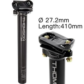 Thomson Elite 자전거 알루미늄 MTB 시트포스트, 1)04 27.2 410mm, 1개