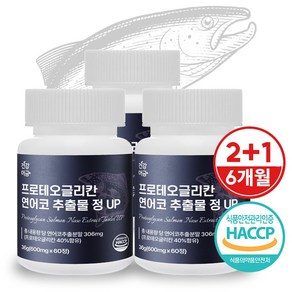 건강머금 프로테오글리칸 연어코 연골 추출물 프리테오글리칸, 36g, 3개