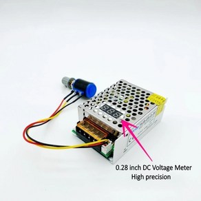 AC-DC 변환기 디지털 디스플레이 전압 조절식 스위치 조절 전원 공급 장치 110V 220V 0-12V 24V 36V 25W, [01] Output 0-12v  2a