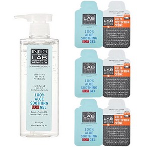 (정품)이노스킨랩 대용량 알로에겔 수딩겔 500ml+샘플파우치, 500ml, 1개