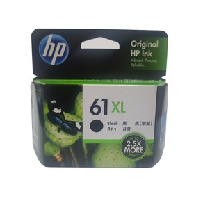 HP NO.61XL 정품잉크 CH563WA CH564WA, 검정(대용량), 1개