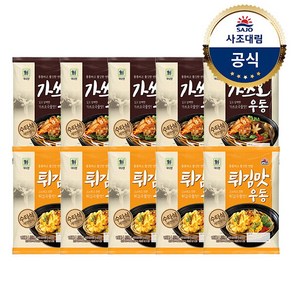 [사조대림] 가쓰오우동 229.4g x5개 +튀김맛우동 212g x5개