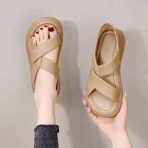 Moden Fashion 여성 발편한 키높이 샌들 통굽 슈즈 X86