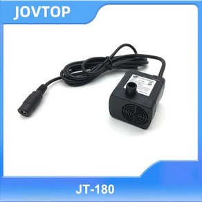 JT-180 태양광 DC 워터 펌프 마이크로 미니 브러시리스 수중 수족관 펌프 최대 350 L/H 유속 12V 24V