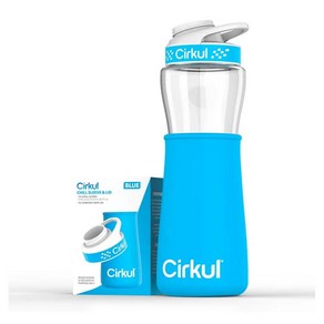 써큘 칠 슬리브 앤 리드 보틀 650ml 1팩 블루 Cikul Chill Sleeve & Comfot-Gip Lid fo 22oz Bottle, 1개