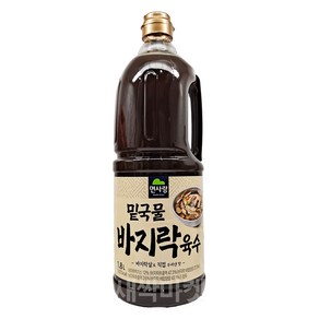 면사랑 바지락 밑물 육수 1.8L 칼국수 잔치 국수 국물 소스, 1개