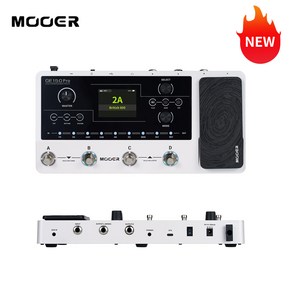 MOOER GE150 Pro 새로운 2024 기타 앰프 모델링 멀티 이펙트 리버브 딜레이 4 풋스위치가있는 루퍼 드럼 표현 페달