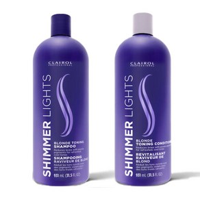 클레롤 Shimmer Lights 쉬머라이트 보색샴푸 + 컨디셔너 931ml 세트 최신리뉴얼패키지