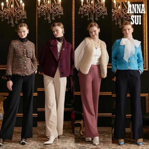 7.[최초가 99000원] ANNA SUI 와이드 캐시미어 울 블렌딩 팬츠 1종