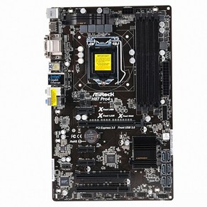 ASRock H87 PRO4 1150소켓 4세대 메인보드 백패널 포함 HDMI D-SUB DVI 지원