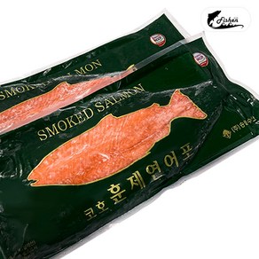 코호훈제연어포 10kg 통연어 업소용 식자재 대용량, 코호 훈제연어 10kg 5-7미, 1개