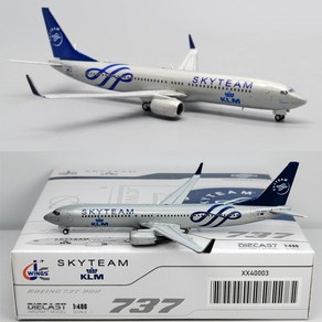 JC Wings KLM 스카이팀 비행기 모형 다이캐스트 B737-900 1:400, 비행기모형(단일제품), 1개