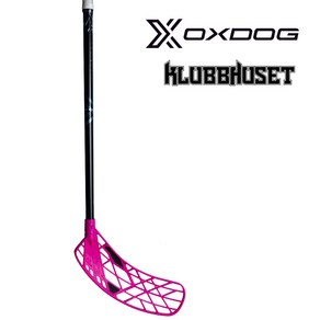 경기용 플로어볼 스틱 KH X OXDOG FSL ULTRALIGHT HES 27 neon pink 96cm, 1개