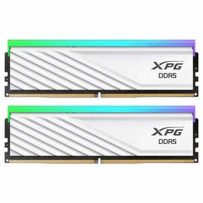 ADATA DDR5-6000 CL30 LANCER BLADE RGB 화이트 패키지 서린 (32GB(16Gx2)), 6000 CL30 LANCER BLADE, 1개