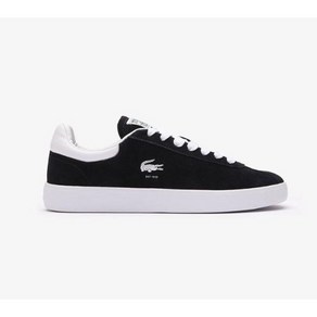 S마켓 NC고잔 LACOSTE BASESHOT (7-46SFA0055 _ BLK) 라코스테 스니커즈 여성 스니커즈 고급스러우며 부드러운 스웨이드 천연가죽 신발