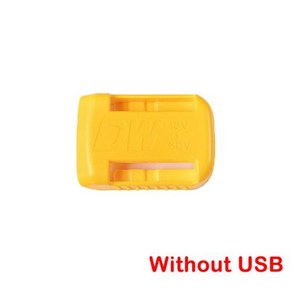 디월트 배터리용 USB C타입 충전기 어댑터 디월트 18V 20V 리튬 이온 배터리 홀더 20V 배터리용 배터리 보관 랙 홀더, 협력사, Without USB Dewalt, 1개, 1) Without USB Dewalt