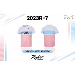 라이더 신상티셔츠 2023R-7 남여공용 배드민턴 티셔츠