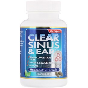 Clear Products Clear Sinus Ear 캡슐 60정