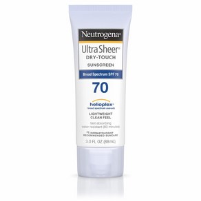 뉴트로지나 Neutrogena 울트라시어 선크림 SPF 70 88ml x 1 (여행용휴지 증정)