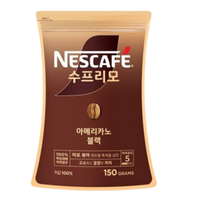 네슬레 네스카페 수프리모 리필 150g 6개, 1개입