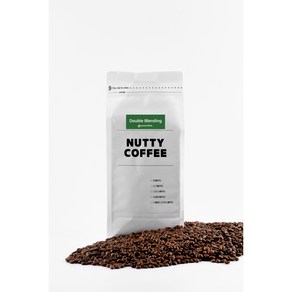 NUTTY COFFEE 원두커피 1kg 더블 블렌딩 원두커피 홀빈(분쇄안함), 1개