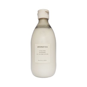 AROMATICA 아로마티카 바이탈라이징 로즈마리 올인원 로션 300ml 고보습 진정 바디로션, 1개