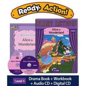 Ready Action Level 4 : Alice in Wondeland (SB+WB+Audio CD+Multi CD), A*List