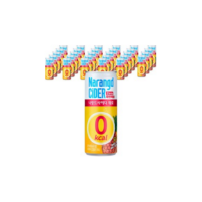 나랑드사이다 제로 파인애플, 245ml, 30개