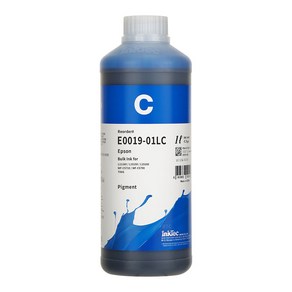 잉크테크 엡손 L6460 L6490 L6550 L6570 L11160 L15150 C5790 무한 리필 잉크 E0019 1000ml, 파랑안료(E0019) 1리터, 1개