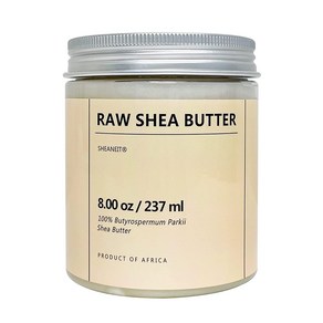 Sheanefit Pure & Raw 자연그대로의 시어버터 237ml Shea Butter 8oz