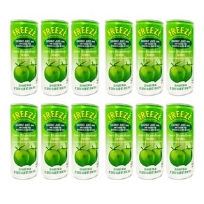 태국 프리즈 코코넛주스 240ml x 12개 태국음료수 드링크 THAI COCONUT JUICE FREEZE