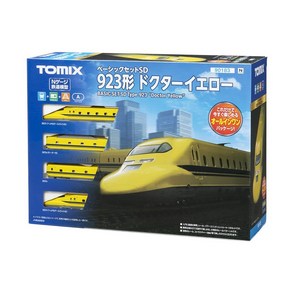 TOMYTEC TOMIX N 게이지 베이직 세트 SD 923형 닥터옐로우 90183 철도모형 입문세트, One Colo, One Size