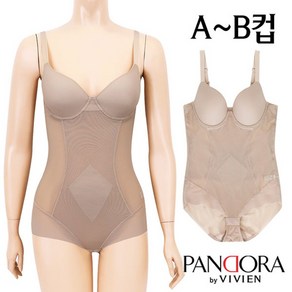 비비안 누디 소프트 풀컵몰드 보정올인원 바디슈트1종 PBT3738 75A 90B