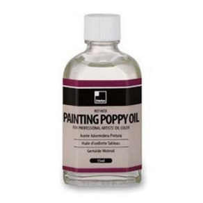 [멸치쇼핑]신한화구 페인팅 뽀삐오일 PAINTING POPPY OIL 55ml 물감혼합유 미술화용액 화용액 유화보조제 미술보조제