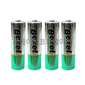 벡셀 충전지 1.2V2000mAh AA4알벌크, 1개