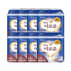 금비 이로운 와이드매직 특대형(10매x8팩) 성인용기저귀 겉기저귀, 8개, 10매입, 특대형