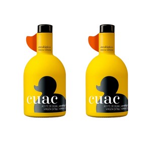 CUAC 꾸악 유기농 피쿠알 엑스트라버진 올리브오일 500ml 2개