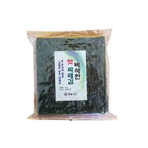 해농 구운 전장김 바삭한 맛 파래김 50장80g/전장김/구운김/구이김/맛있는김/건강한김/무조미김/파래김/맛김/김반찬/밥반찬, 1개