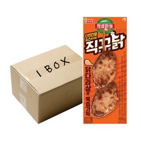 [다만세푸드] 롯데푸드 의성마늘 직꾸닭 리얼간장 100g x 15개